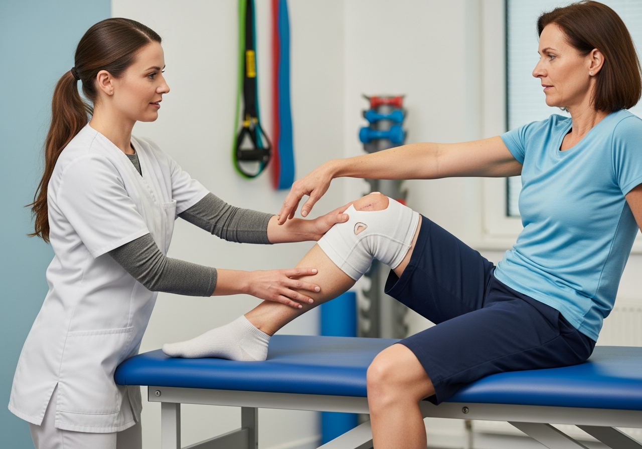 Fisioterapia del ginocchio: dal dolore al movimento pieno